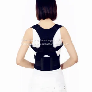 Posture Corrector With Waist Support OEM Adjustable Support Brace Added Waist Belt Upper Back Posture Corrector for Man and Women thumbnail-4