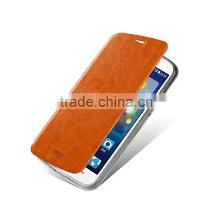 MOFi Case Housing for Huawei Ascend G730, Celular Phone Coque Flip Leather Back Cover for Huawei G730 thumbnail-4