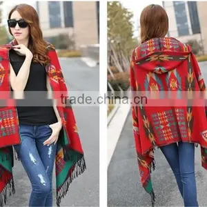 2016 Ladies Women Fashion Hooded Blanket Scarf Shawl thumbnail-2