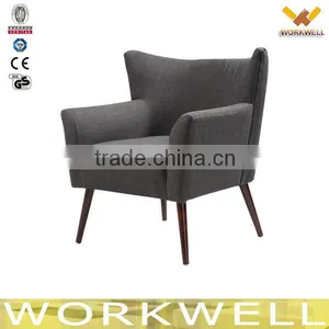 WorkWell 2014 Modern New Design High Quality Living Room Sofa With Rubber Wood Short Legs Kw-D4224-2 Quality Choice thumbnail-1