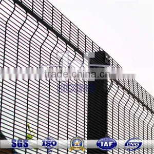 PVC Coated Galvanized/stainless Steel 358 Curved Security Fence thumbnail-1