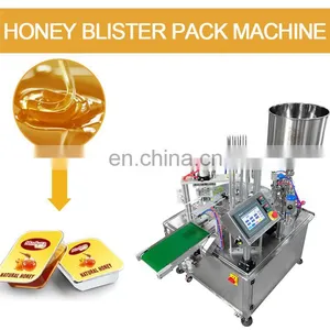 Factory Honey Jar Processing Packing Machines for Honey Extractor Filtering Machine Honey Jar Filling Packaging Machine thumbnail-5