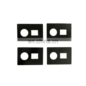 3-12mm Black White Decorative Color Silk Screen Printed Tempered Toughened Safety Glass thumbnail-2