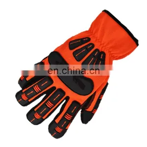 TPR Oil Construction Industrial Cut Resistant Protection Impact Hand Safety Mechanic Working Gloves thumbnail-5