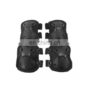 Tactical Four Pieces Knee Pads Elbow Pads Set Men's Outdoor Motorcycle Camo Protecting Sports Tactical Knee Pads thumbnail-1