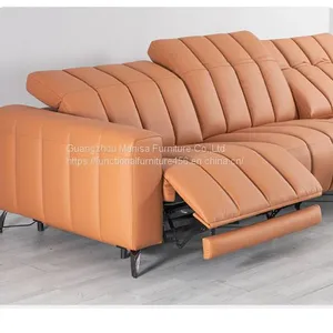Modern Minimalist Fabric Multi-Functional Sofa Size Apartment Living Room Three-Seat Sofa thumbnail-4