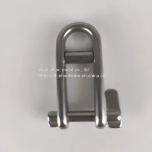 Marine Hardware 304/316 Stainless Steel Key Pin Shackle With Bar thumbnail-1