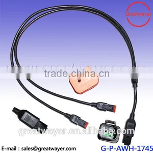 Duetsch 2 Pin Waterproof Electronic Application for Car Cable Assembly UL ZPFW2 thumbnail-1