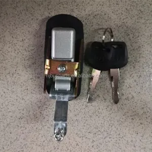 Good Price Bus Parts Accessories Coaster Bus Parts HJDL-609 Silver Key Door Lock for Sale thumbnail-2