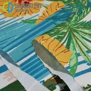 Twill Woven GRS Printed 100% OCEAN Recycled Polyester Peach Skin Velvet Fabric for Decorative Fabric Clothing Pillow Beach Pants thumbnail-5