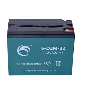 for Electric Vehicles 6-DZM-32 12V 32AH Rechargeable High Quality E-bike Battery thumbnail-2