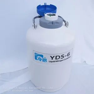 Ultra Low Evaporation Liquid Nitrogen Container of Frozen Embryo 6L thumbnail-5