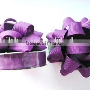 Giant Confetti Bow - Silver Color in 230m Dia With 25mm Wide Ribbon and 30loops, on Full Colors Printing Backing Board thumbnail-6
