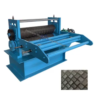 Factory Supply Customized Pattern Shape Metal Sheet Aluminum Steel Checker Plate Embossing Machine thumbnail-1