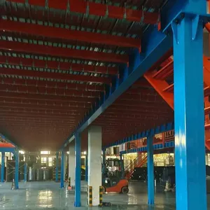 Mezzanine Rack Steel Structure Mezzanine Platform for Automotive Parts Storage in Manufacturing Plants thumbnail-2