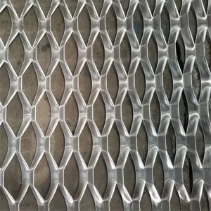 Diamond Shape Stainless Steel & Aluminum Expanded Metal Mesh for Construction thumbnail-1