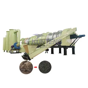 Thermal Self Circulating Continuous Coconut Shell Biomass Carbonization Furnace EPC thumbnail-1