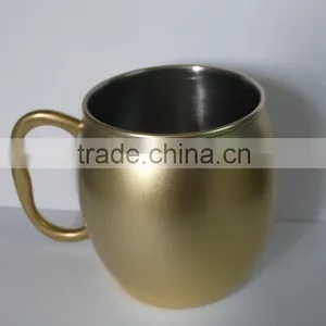 Manufacturer Moscow Mule Mug With Matt Golden Finished thumbnail-1