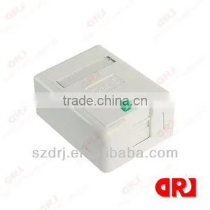 86*86 Ca5e Single Ports Surface Mount Electrical Box thumbnail-1