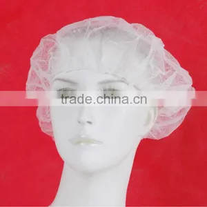 Disposable Non-woven Bouffant Cap Nurse Cap thumbnail-1
