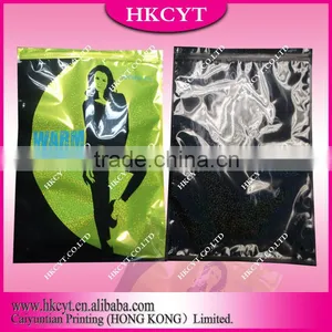 Lingerie Custom Packaging Bags/One Side Transparent Plastic Packaging Bags thumbnail-1