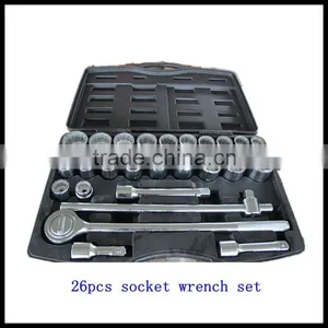 26pcs Metric System Mixed Heavy Duty Socket Wrench Set thumbnail-1