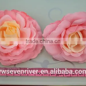 The Simulation Edge Rose 7 cm Flower Heads Artificial Silk Cloth DIY Wedding Flowers Direct Selling Small Wholesale thumbnail-6