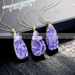 Fashion Wedding Gold Necklace Designs, Elegant Necklace Designs With Stone thumbnail-4