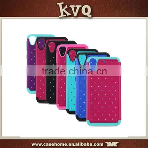 2016 New Glitter Diamond Tough Hybrid Shockproof Armor Cover Case For HTC Desire 626 626S thumbnail-1