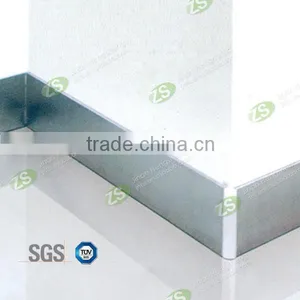 100mm Fashion Brushed Gold Aluminium Baseboard Molding thumbnail-3