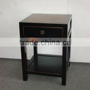 Antique Chinese Style Wood Side Table thumbnail-1
