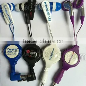 Colorful Retractable Earphones thumbnail-1