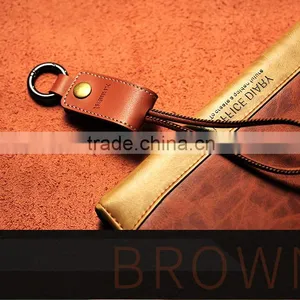 Remax RC-034i Genuine Leather Key Ring USB Cable for IPhone 6 6s Plus SE Cord Special Strap Design 32cm Cable For IOS TB-0389 thumbnail-4