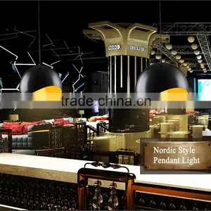 Apple LED Pendant Light E27 Bulb Bar Art Led Chandelier LED Restaurant Droplight thumbnail-3