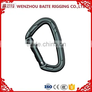 Aluminum D Type Black Snap Hook High Tensile thumbnail-1