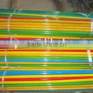Hot Sale 120 cm 150 cm Cheap PVC Coated Wooden Mop Handle thumbnail-1