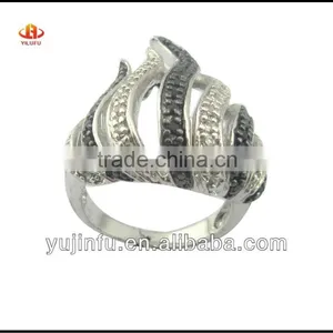 Top Quality Flame Design Silver Ring for Men Fashionable Jewelry thumbnail-1