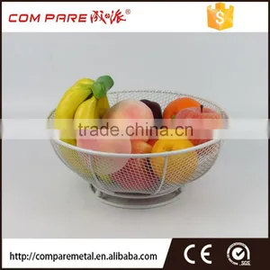 Metal Iron Fruit Basket With Cover thumbnail-4