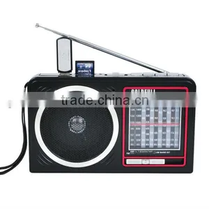 Innovative Design Torch Light AM/S/FM/SW USB SD Portable Multi Band Radio thumbnail-1