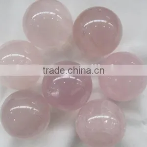 Rose Quartz Sphere 70mm 100% Natural Gemstone Egg Shape Sphere Quartz thumbnail-2