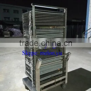 Multilayer Stainless Steel Solid Plate Drying Rack With Chassis Cart for Electronics thumbnail-2