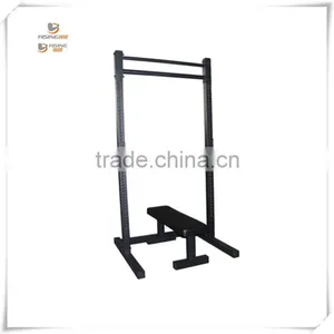 Heavy Duty Adjustable Squat Stand for Barbell Powerlifting Training thumbnail-1