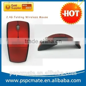 Optical Coreless Foldable Folding Arc Wireless Mouse Mice+USB 2.4G Snap-in Receiver OEM thumbnail-6