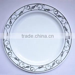 6'' Disposable PS Plate With Silver Rim thumbnail-4