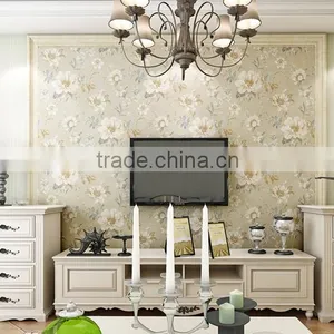 House Decoration Wallpaper Glitter Beautiful Flower for Home Wallpaper thumbnail-3