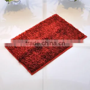 Shiny Chenille Bath Mats With Anti-slip Base thumbnail-3