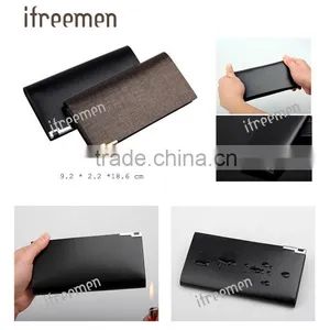 Original Hand-fashion Men's Leather Wallet Leather Wallet Wallet Long Section Vertical Section Clutchs thumbnail-1