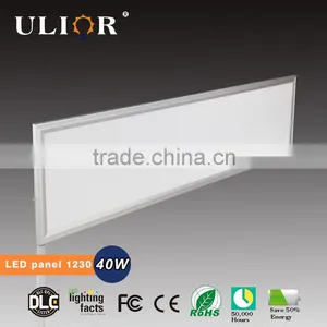 CE RoHS FCC Shenzhen Commercial and Household LED Panel Lighting ULIOR DLC 1200x300 40w Led Panel 4x1 Led Ceiling Panel Lamps thumbnail-3