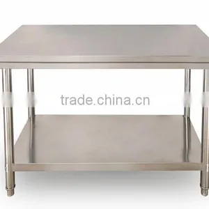 201Stainless Steel Work Table,Work Bench,Commercial Stainless Steel Working Table With Undershelf thumbnail-1