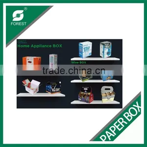 WINE PAPER BOX CUSTOMIZED WINDOW 4 BOTTLE CARRIER thumbnail-2